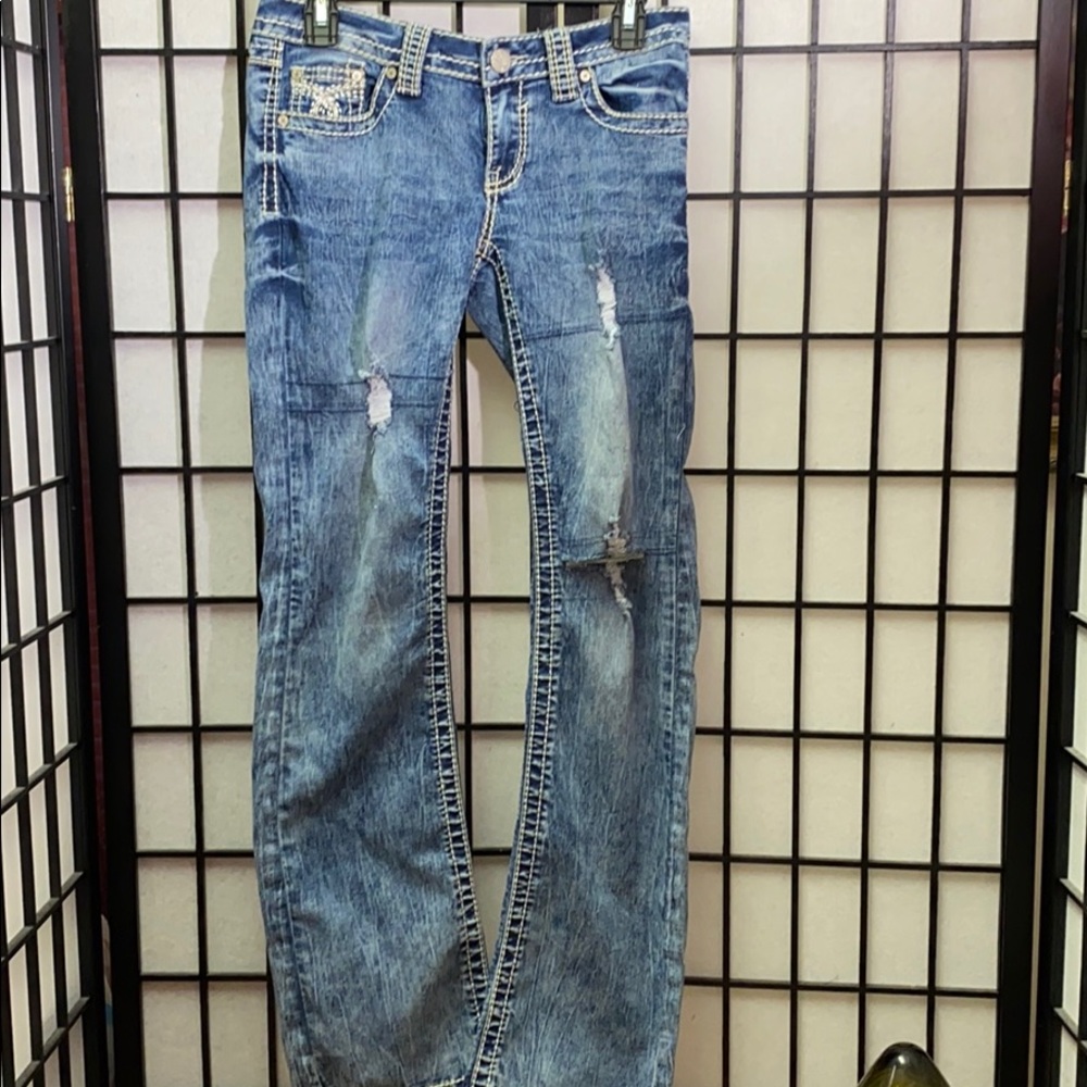 🌸Premiere By 21 Destroyed Jeans Size 5/6R🌸
